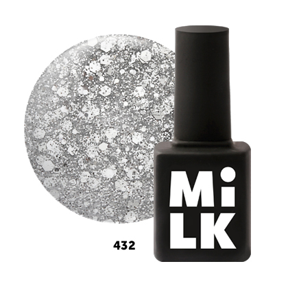 Гель-лак Shine Bright, TM Milk (432 Silver Nails)