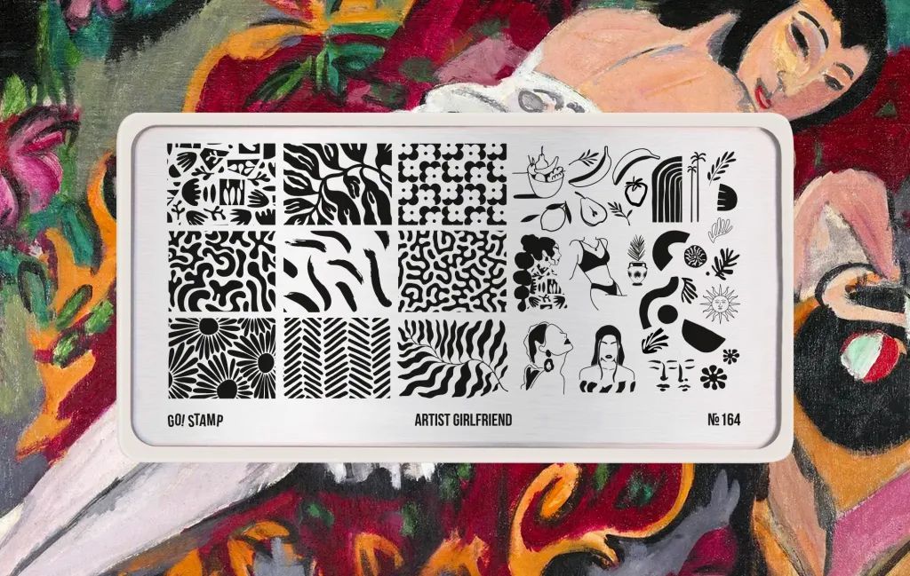 Пластина для стемпинга, TM Go! Stamp (164 Artist Girlfriend)