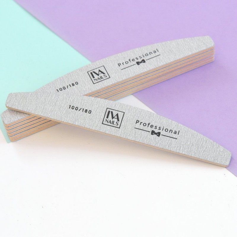 Пилка, TM IVA nails ("Лодка" 100/180 пр-во Корея)