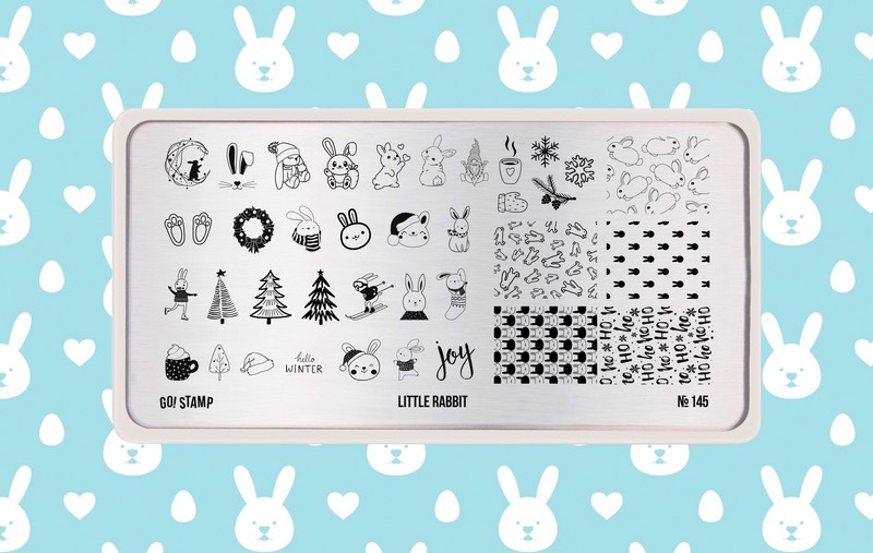 Пластина для стемпинга, TM Go! Stamp (145 Little Rabbit)