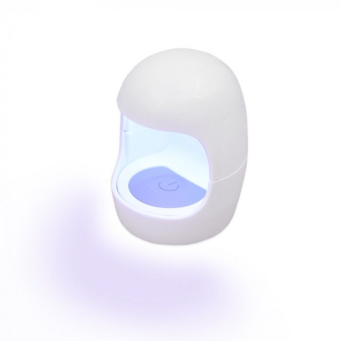 Мини лампа для гелевых типс (EGG Mini, белый)