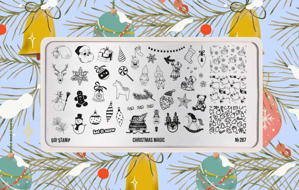 Пластина для стемпинга, TM Go! Stamp (267 Christmas Magic)