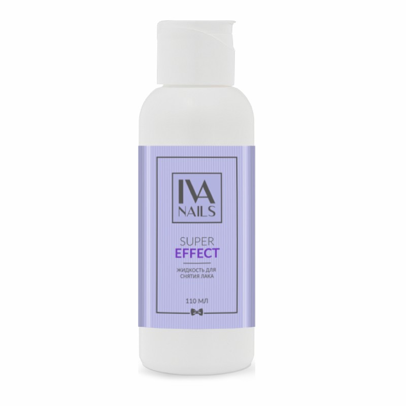 Жидкость для снятия лака, TM IVA nails (Super Effect 110 мл)