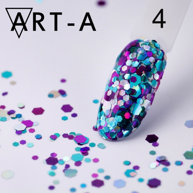 Глиттер для ногтей Flash, TM Art-A (4)