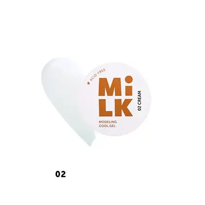 Бескислотный холодный гель для моделирования и укрепления Modeling gel, TM Milk (02 Cream 15г)