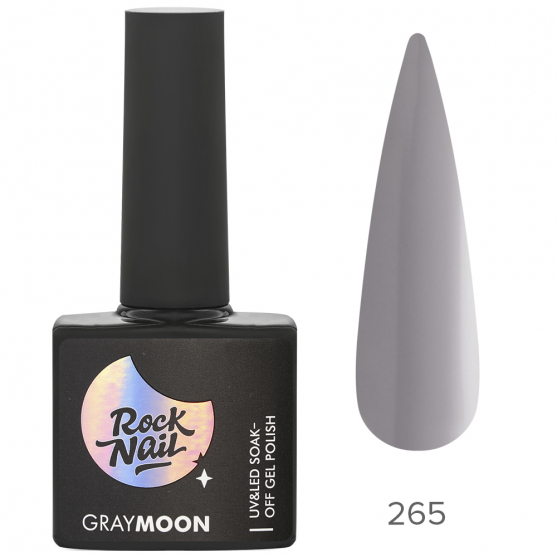 Гель-лак Gray Moon, TM RockNail (265 Moon Stone)