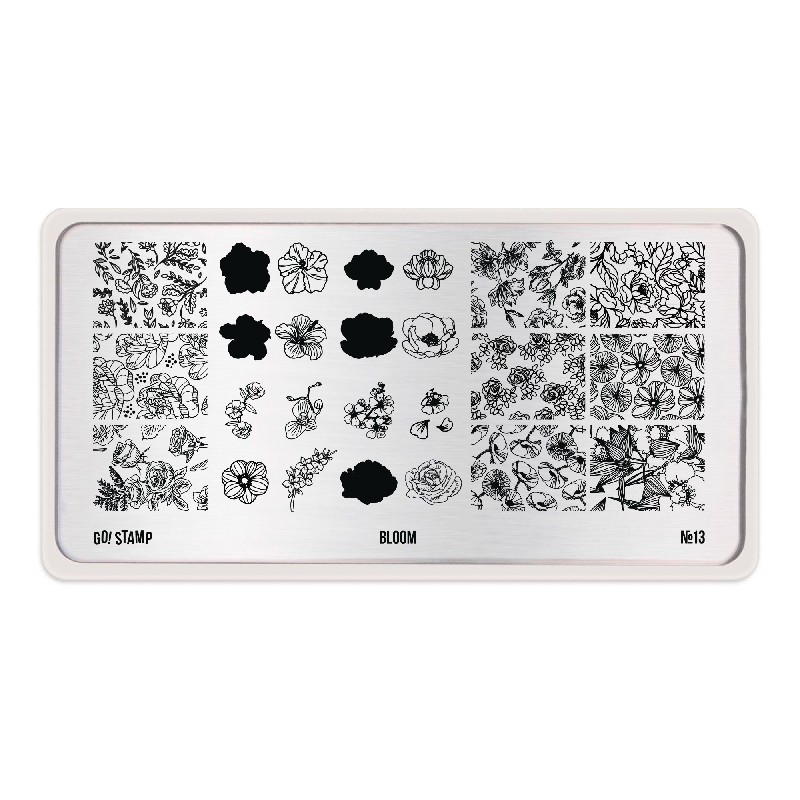 Пластина для стемпинга, TM Go! Stamp (13 Bloom)