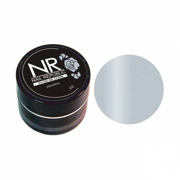 Пластилин 5гр, TM Nail Republic (2 Серый)