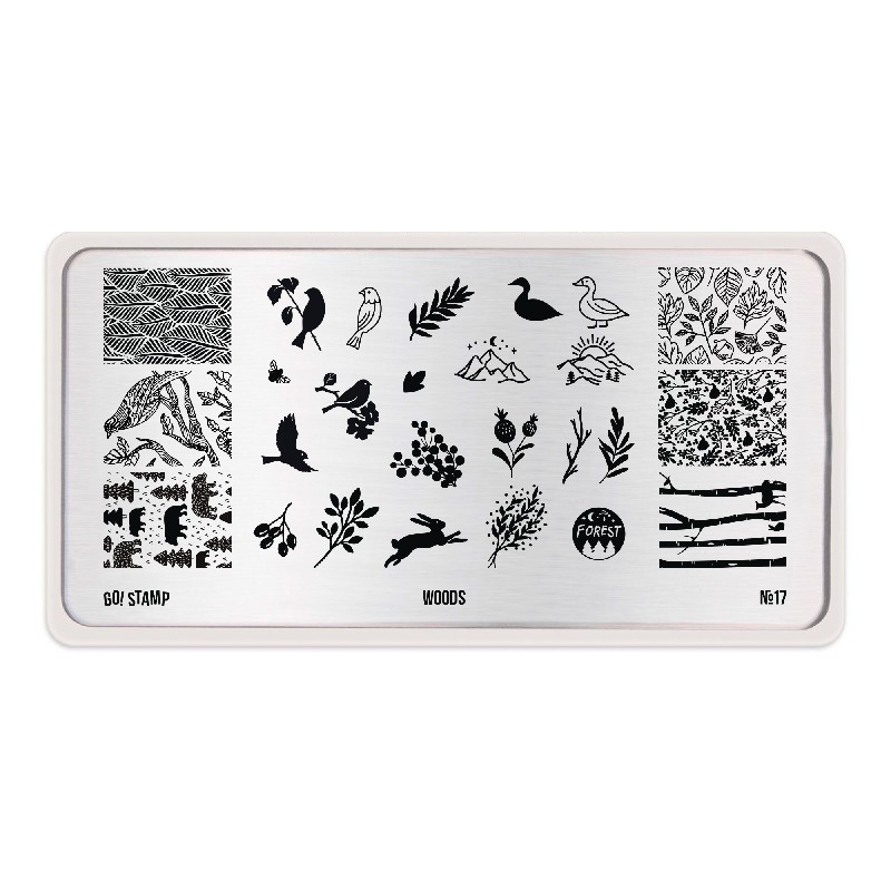 Пластина для стемпинга, TM Go! Stamp (17 Woods)