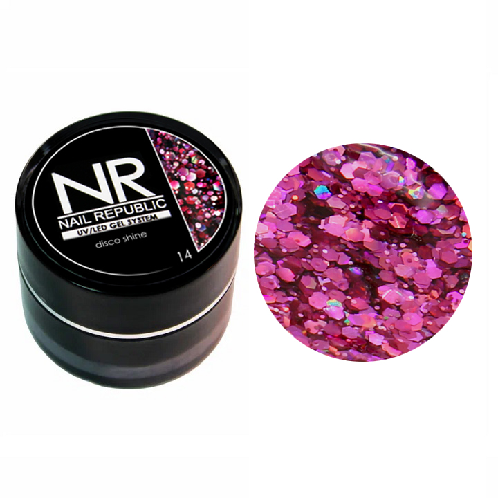 Гель-краска Disco Shine 7гр, TM Nail Republic (14)