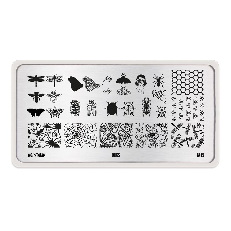 Пластина для стемпинга, TM Go! Stamp (15 Bugs)