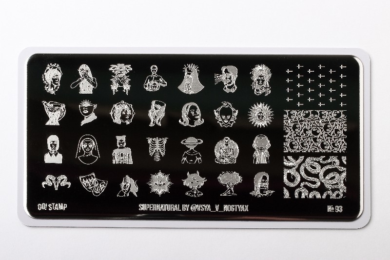 Пластина для стемпинга, TM Go! Stamp (93 Supernatural by)