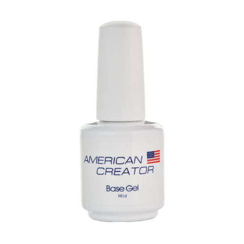 База, TM American Creator (Base gel Mild 15мл (базовое покрытие/"подложка" твердая, жидкая))