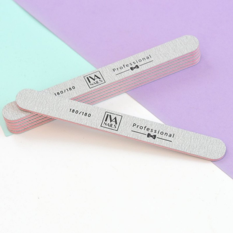 Пилка, TM IVA nails ("Овал" 180/180 пр-во Корея)