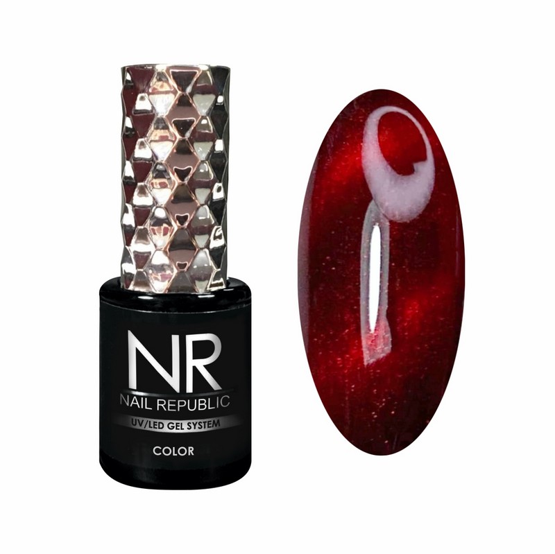 Гель-лак CAT 10 мл, TM Nail Republic (10 ruby collection)