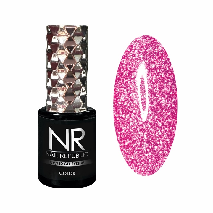Гель-лак Flash 10 мл, TM Nail Republic (10, фуксия)