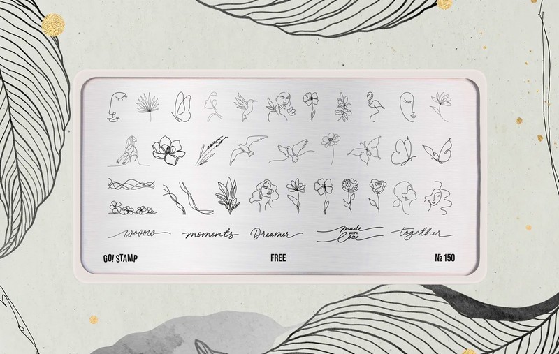 Пластина для стемпинга, TM Go! Stamp (150 Free)