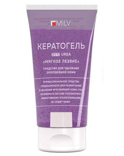 Средство для удаления ороговевшей кожи, TM Milv (Кератогель с мочевиной GOOD BYE CUTICLES 150 мл)