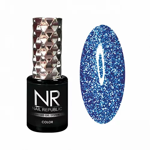 Гель-лак Flash 10 мл, TM Nail Republic (7, синий)