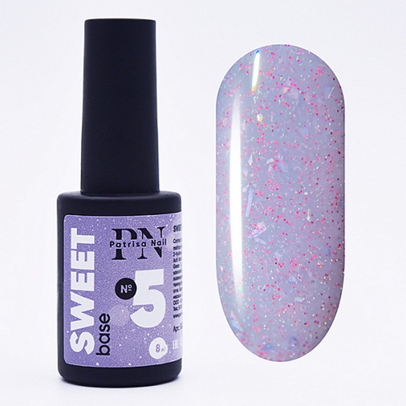 SWEET base светоотражающая база, TM Patrisa Nail (5, 8мл)