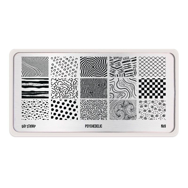 Пластина для стемпинга, TM Go! Stamp (09 Psychedelic)
