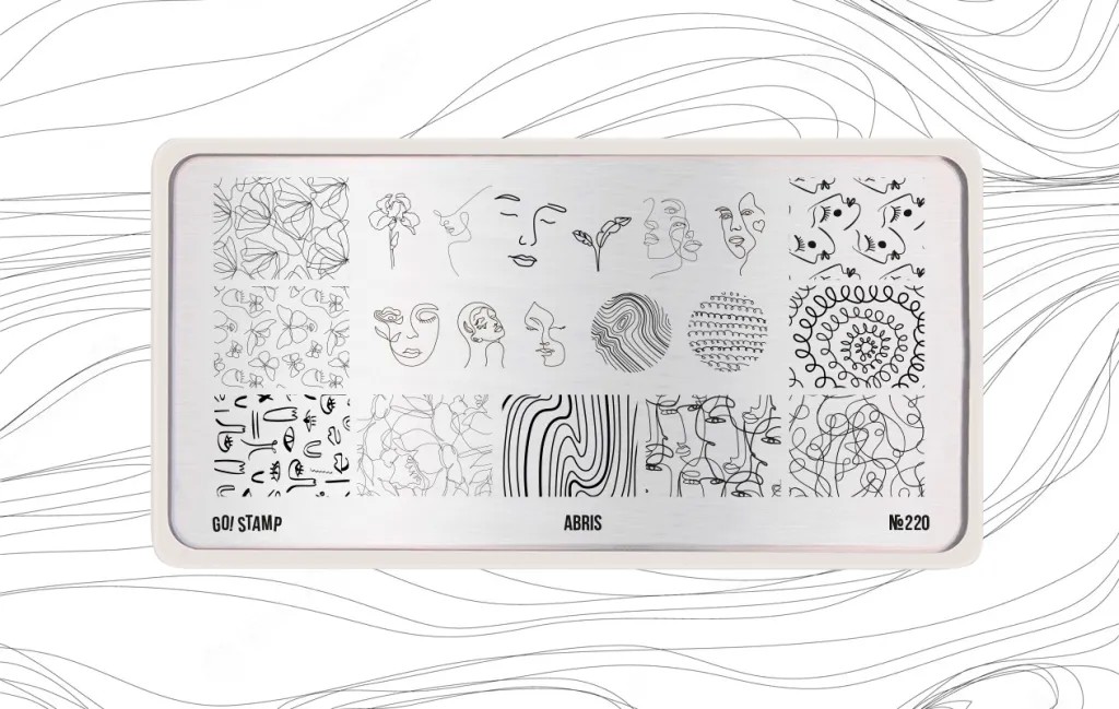 Пластина для стемпинга, TM Go! Stamp (220 Abris)