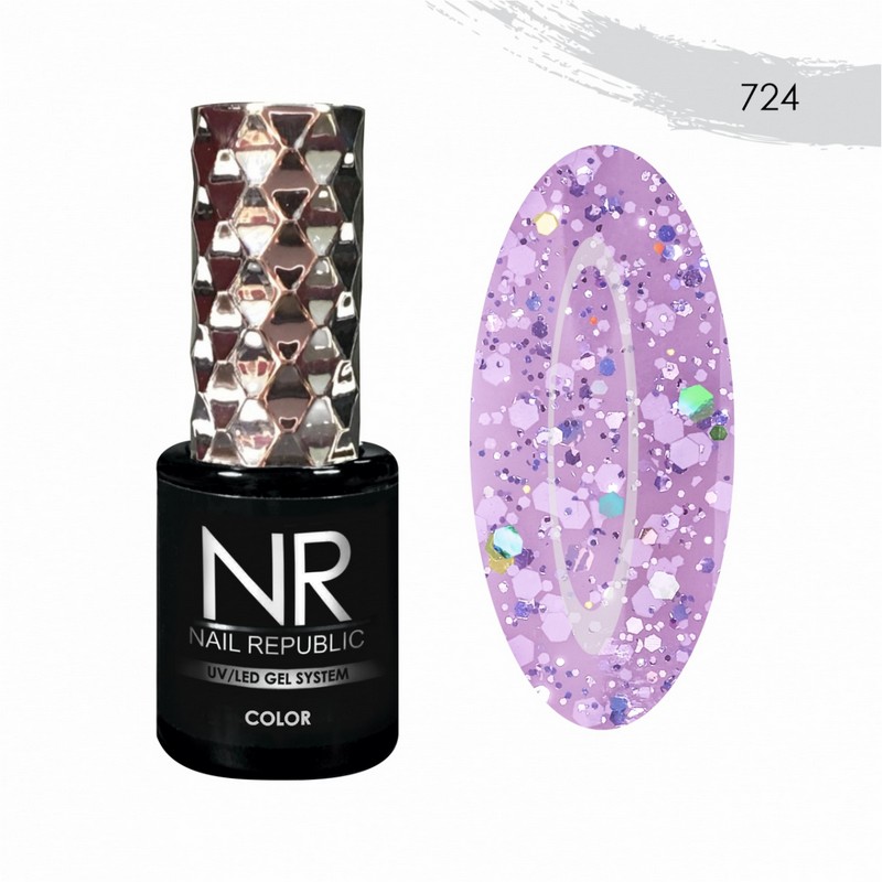 Гель-лак EUPHORIA 10 мл, TM Nail Republic (724)
