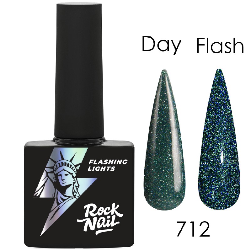 Гель-лак Flashing Lights, TM RockNail** (712 Dubai)