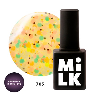 Гель-лак Orbeez, Tm Milk (705 Glow Starz(люминесцентный))