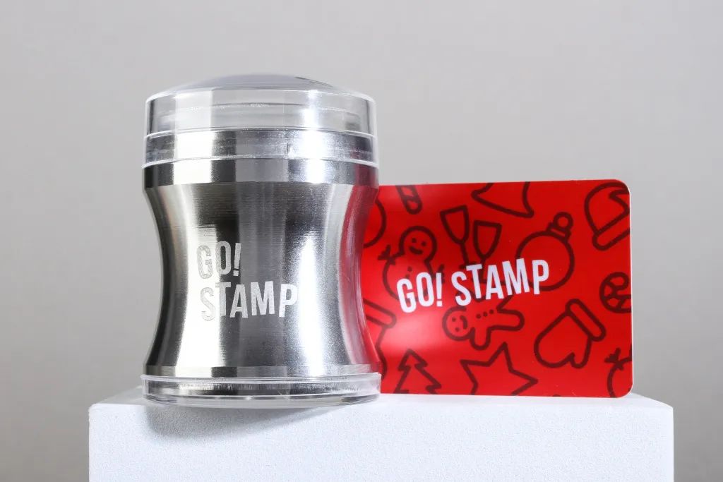 Штамп и мини-скрапер, TM Go! Stamp (Silver Lite)