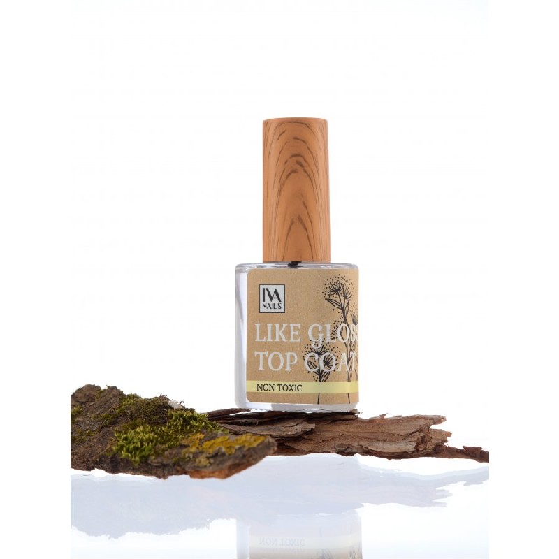Лечебная серия лаков ORGANIC, TM IVA nails (LIKE GLOSS TOP COAT)