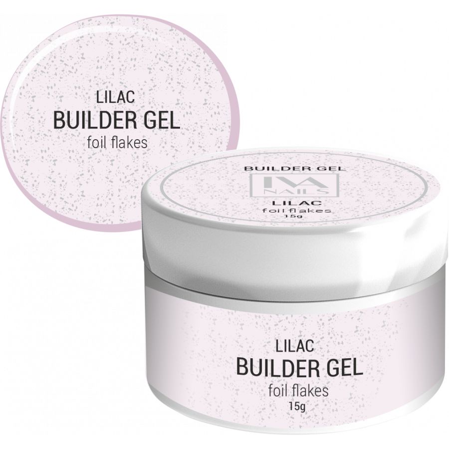 Моделирующий гель Foil Flakes, TM IVA nails (LILAC 15мл)