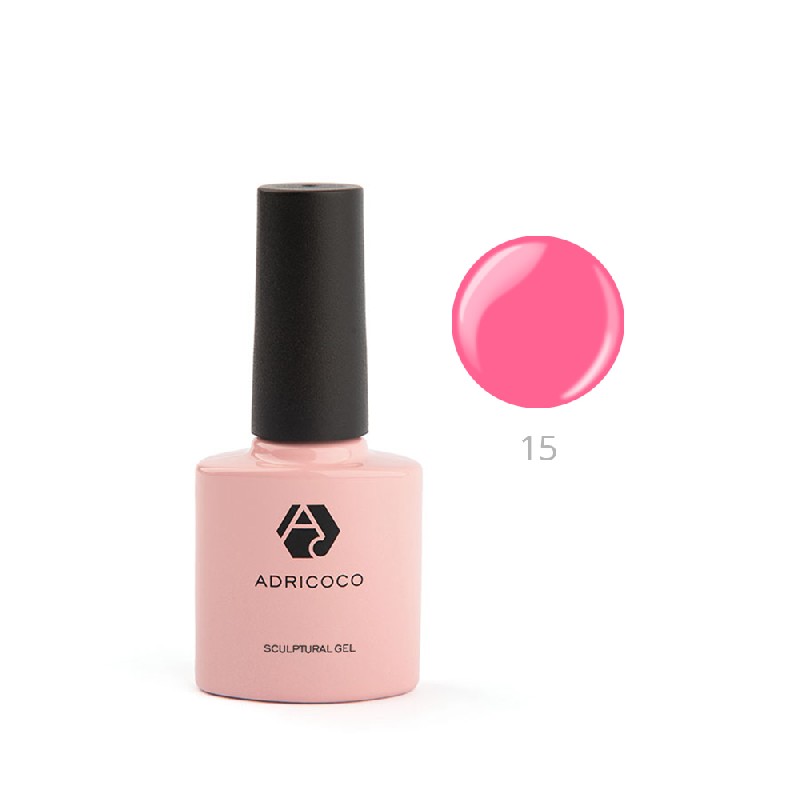 Моделирующий гель Sculptural Gel 8мл, TM Adri Coco (15 камуфлирующий насыщенный розовый)